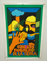 Raúl Martínez, "Con los pobres de la tierra," 1985. serigraph print edition 70 of 75.  21.5’ x 15”   #5484B
