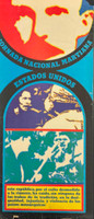OSPAAAL (Ñiko (Antonio Pérez González)), "Jornada nacional martiana Estados Unidos," c. 1968. Offset poster,