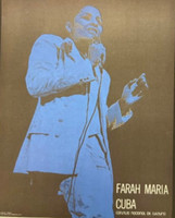 Consejo Nacional de Cultura (Frémez (José Gómez Fresquet)), "Farah Maria Cuba," c. 1971. Offset poster, 20" × 16"
