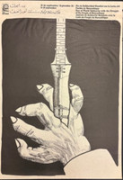 OSPAAAL (Olivio Martínez), "Day of world solidarity with the people of Mozambique," 1973. Offset poster, 27" × 19"