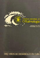 Unknown Artist, "Jornada nacional de oftalmología," 1973. Silkscreen poster, 30" × 20".