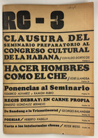 Instituto del Libro (cover artist: Frémez (José Gómez Fresquet)), "RC: Revolución y Cultura, Año 1, número 3, 30 de noviembre de 1967, Año del Vietnam Heroico." Magazine, offset print on newsprint
