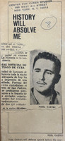 Comisión de Orientación Revolucionaria de la Dirección Nacional del PURSC (cover artist: unknown), "History Will Absolve Me / La historia me absolverá" by Fidel Castro, circa early 1960s, Offset print