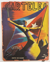Editorial Carteles (cover artist: Valdez), "Carteles, Año 40, No. 9, 1º de marzo de 1959. 'Grito de Baire.'" Magazine, offset print