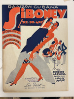 Leo Feist Inc., New York (cover designer: unknown, composer: Ernesto Lecuona, American lyricist: Dolly Morse), "Siboney (See-bo-nay): Danzon Cubana," 1929. Offset print, sheet music.