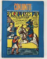 Casa de las Américas (cover artist: Bernardo Pi Jama [historical folk art print], design and layout: Umberto Peña ), "CONJUNTO: Teatro Latinoamericano/Casa de las Américas, No. 14, Septiembre-Diciembre 1972." Offset print, magazine