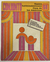 Casa de las Américas (cover designer: Ramón Melián, editor: Carlos Espinosa), "CONJUNTO No. 68, Abril-Junio 1986," April-June 1986. Offset print, magazine.