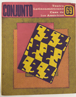 Casa de las Américas (cover designer: Ramón Melián, director: Magaly Muguercia, editor: Carlos Espinosa), "CONJUNTO No. 69, Julio-Septiembre 1986," July-September 1986. Offset print, magazine.