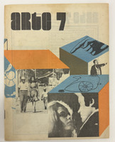 Universidad de la Habana - Comisión de Extensión Universitaria, Sección de Cine (cover design and artistic direction: Luis G. Fresquet (Chamaco)), "Arte 7, Año II, No. 15, Noviembre 1971," November 1971. Offset print, magazine.