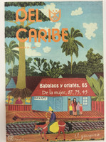 Casa del Caribe (cover artwork: Luis Joaquín Rodríguez Arias, "El guajiro"; cover design: HL; director: Joel James Figarola), "Del Caribe, No. 34," 2001. Print magazine.
