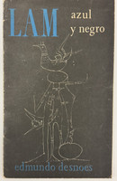 Casa de las Américas (cover art: Wifredo Lam; author: Edmundo Desnoes), "LAM: azul y negro," 1963. Print book, offset print.