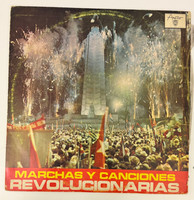 EGREM - Areito Records (cover photography and design: Amaury Febles), "Marchas y Canciones Revolucionarias," c. late 1960s. Vinyl LP,