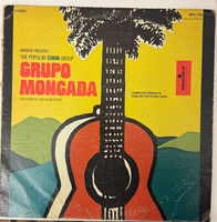 Monitor Records - Center for Cuban Studies (cover graphics: Ñiko (Antonio Pérez González), photographs: Sandra Levinson), "Grupo Moncada: Recorded Live in Boston," 1979. Vinyl LP, stereo.