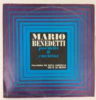 EGREM/Casa de las Américas (cover designer: unknown), "Palabra de esta América No. 2: Mario Benedetti poemas y cuentos," circa 1970s. Vinyl record.