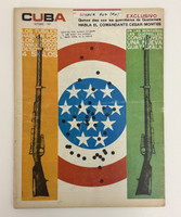 CUBA - Revista Mensual (cover designer: unknown, director: Lisandro Otero,  director of design and photography: Rafael Morante, chief editor: Ernesto González Bermeo), "Exclusivo: Guatemala," October 1967, Año VI, No. 66. Offset print, magazine.