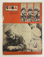 CUBA (cover designer: unknown, director: Antonio Núñez Jiménez, chief of editorial: Dario Culmencia), "Año II, La Habana, No. 14," 1963. Offset print, magazine.