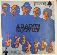 EGREM/Areito (cover designer: unknown, orchestra: Orquesta Aragón), "Aragón," undated [likely 1970s]. Vinyl LP record