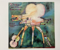 EGREM/Areito (cover designer: unknown, musical director: Leo Brouwer), "Grupo de Experimentación Sonora - 25 Años Cine Cubano Revolución," 1984. Offset print, vinyl record