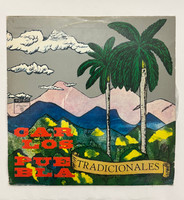 EGREM/Areito (cover designer: Amaury Febles), "Carlos Puebla y sus Tradicionales," ca. 1970s. Offset print, vinyl LP
