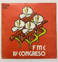 EGREM/Areito (cover designer: unknown, printer: Litoplas), "FMC IV Congreso," ca. 1970s. Offset print, vinyl LP