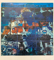 EGREM/Areito (cover designer: Hipólito Cabrera, photographer: Jorge Puig, mural artist: René Portocarrero), "Grupo de Experimentación Sonora del ICAIC," ca. 1970s. Offset print, vinyl LP record