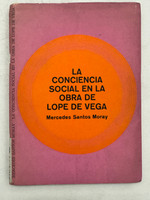 Extensión Universitaria (cover designer: Chamaco, author: Mercedes Santos Moray), "La conciencia social en la obra de Lope de Vega," 1972. Offset print, book.