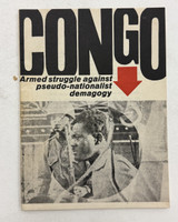 OSPAAAL (cover designer: unknown), "Congo: Armed struggle against pseudo-nationalist demagogy," ca. 1966-1967. Offset print, pamphlet.