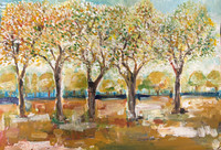 Samuel Riera, Untitled, N.D. Acrylic on canvas 9.5” x 13.5” #5557M