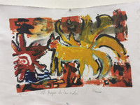 Mauro, "El Kuiqui de las 9 colores," N.D. Serigraph, edition 1/1. 14" × 19.5". #7047 