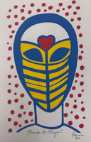 Regina Fernández, "Mirada de mujer," 2006. Serigraph. 11" × 7". #5529B