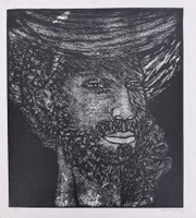 Choco (Eduardo Roca Salazar), Untitled, 1981. Serigraph, edition 5/15. 20.5" × 18". #895