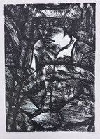 Choco (Eduardo Roca Salazar), Untitled, 1976. Lithograph, edition 2/20. 25.5" × 19". #667