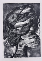 Choco (Eduardo Roca Salazar), Untitled, 1978. Lithograph, P/A. 26.5" × 19.75". #902