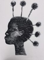 Choco Untitled 1981 SERIGRAPH 26" x 19" #884