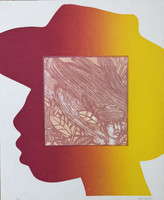 Choco Untitled 1981 Serigraph 1/10. 22.5" x 19" #914C