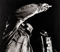 Liborio Noval, "Fidel Castro on November 27, 1960" 1960. Black and white photograph, 13" x 16", NFS