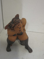 Martha Jimenez #6589  Untitled, N.D. Clay sculpture from Camaguey, Cuba. 6 x 4 x 4 inches. SOLD!                                 