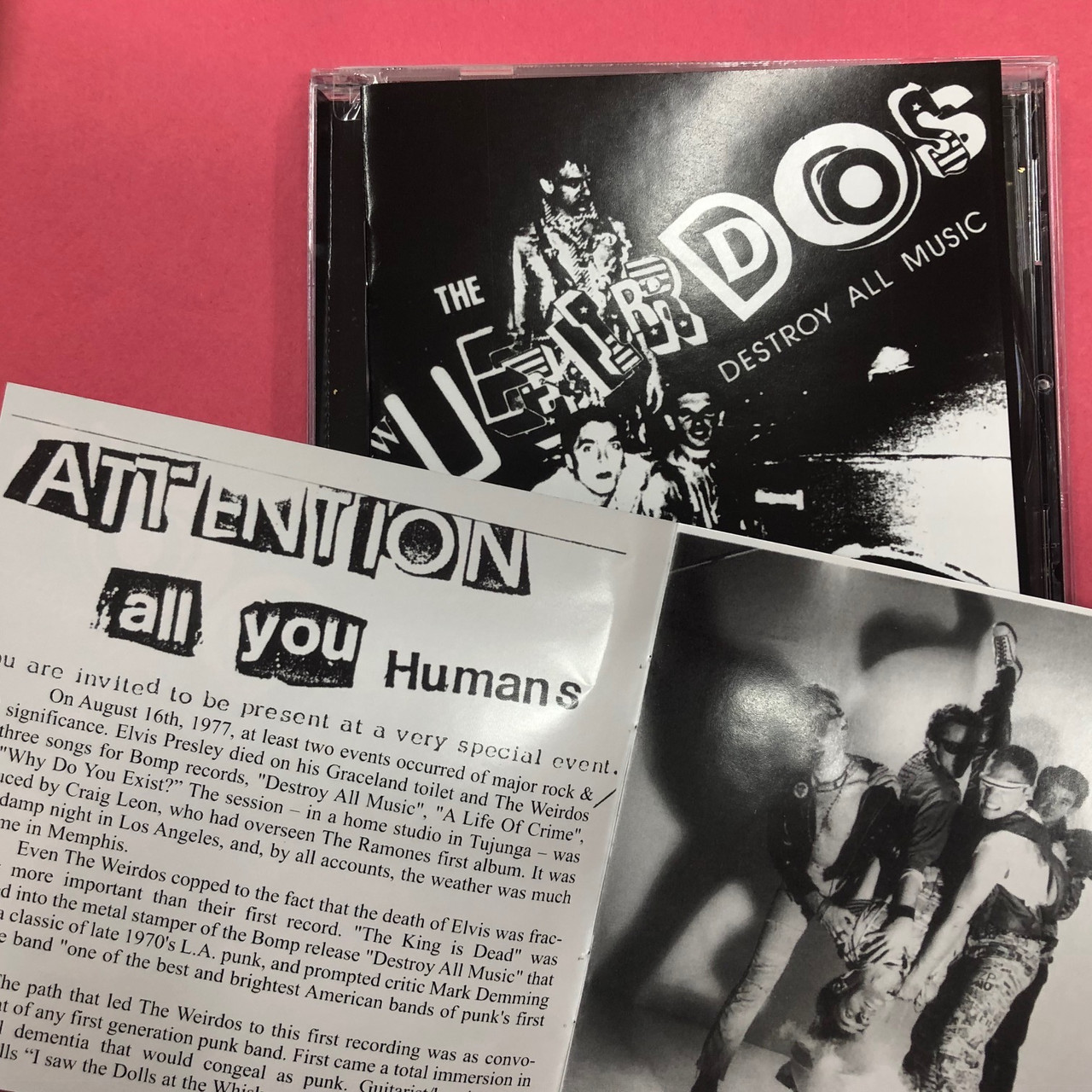 Weirdos Destroy All Music 1977 Los Angeles Punk Legends W
