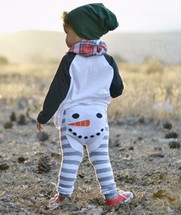 Snowman Stripes Leggings