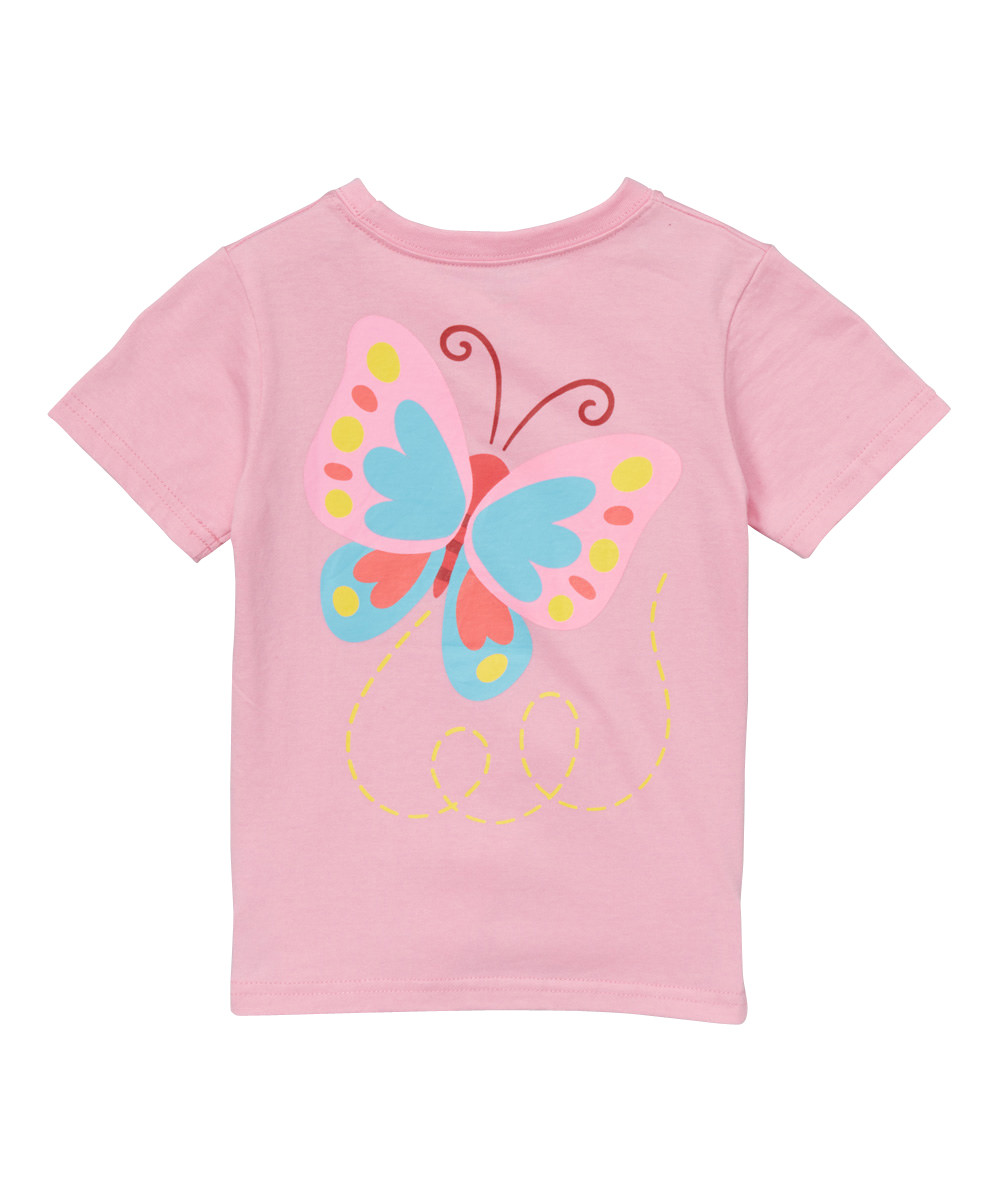 Pink Butterfly Shirt | Doodle Pants