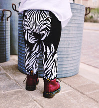 Zebra Face Leggings