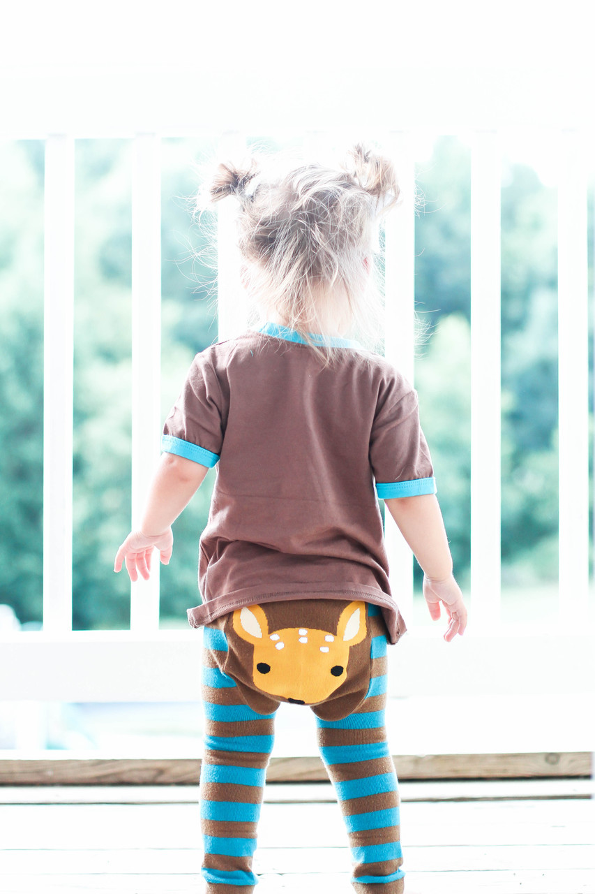 Woodland Fawn Cotton Leggings Doodle Pants