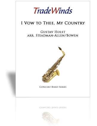 I Vow To Thee My Country Holst Steadman Allen C Alan Publications