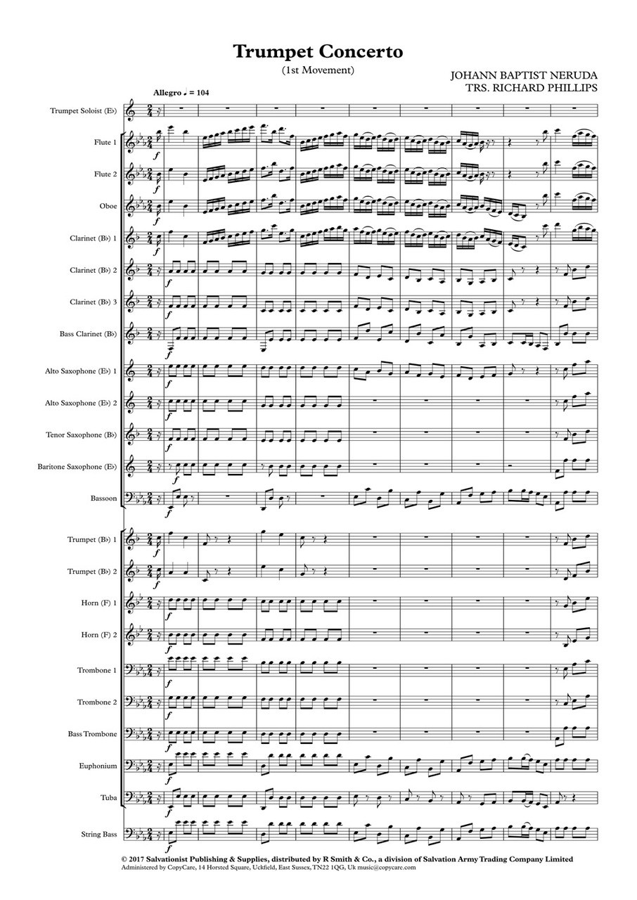 Concerto For Trumpet Mvt I Neruda - 