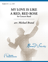 My Love is Like a Red, Red Rose (Band Gr. 3.5)