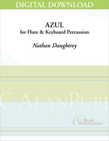 Azul (flute & percussion duet) - Nathan Daughtrey [DIGITAL]