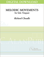 Melodic Movements for Timpani - Richard Cheadle [DIGITAL]
