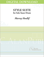 Style Suite for Solo Snare Drum - Murray Houllif [DIGITAL]