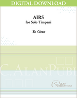 Airs for Solo Timpani - Yo Goto [DIGITAL]