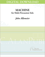 Machine (Solo Multi-Percussion) [DIGITAL]